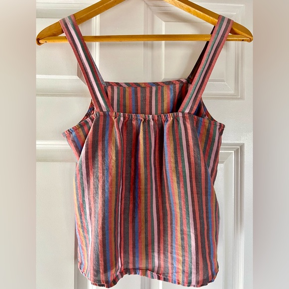 Madewell multicolor stripe sleeveless top - Picture 2 of 4